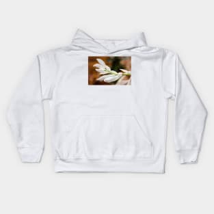 Leaning Spike of Hosta Buds Kids Hoodie